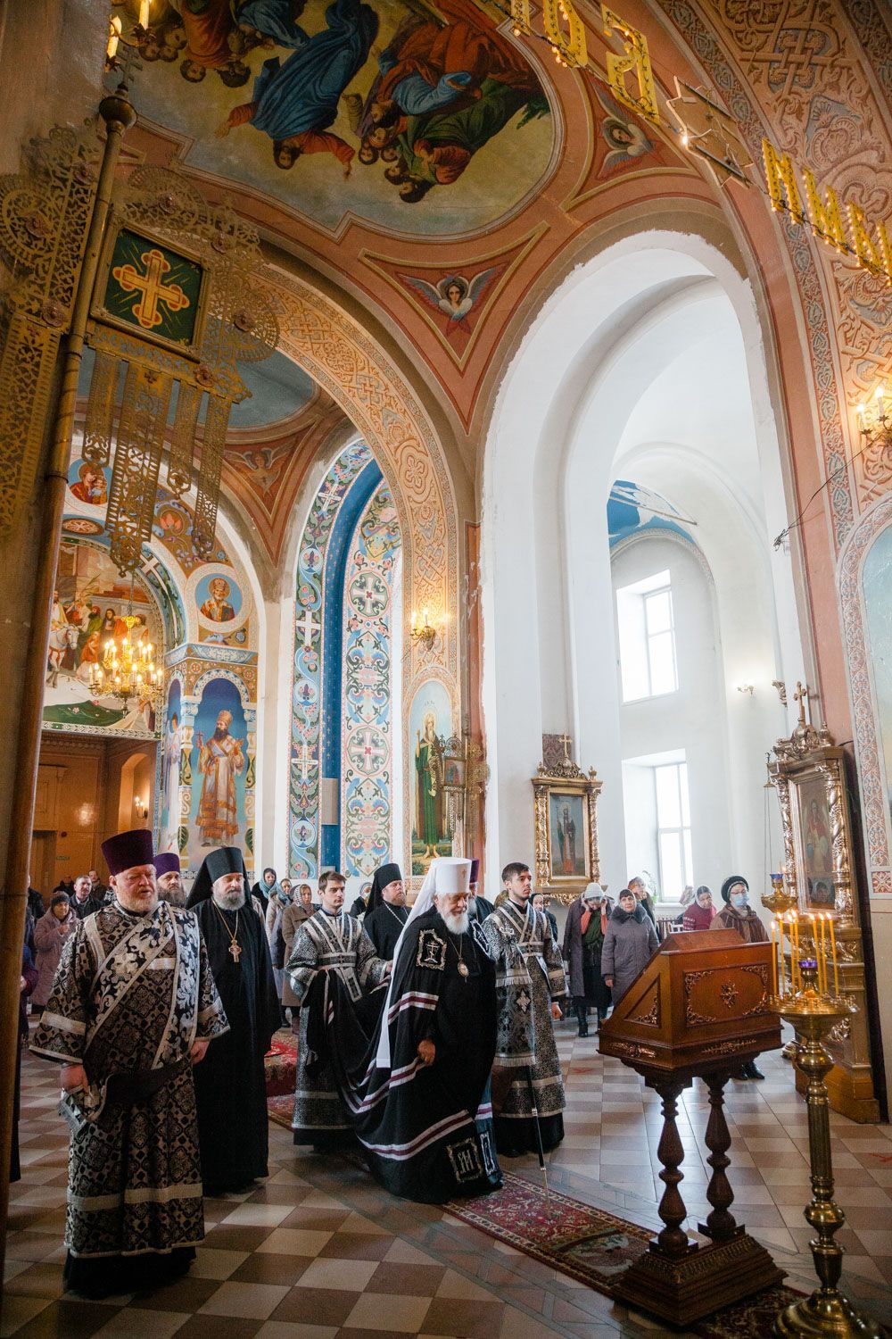 Божественная Литургия Преждеосвященных Даров в Вознесенском соборе г. Самары