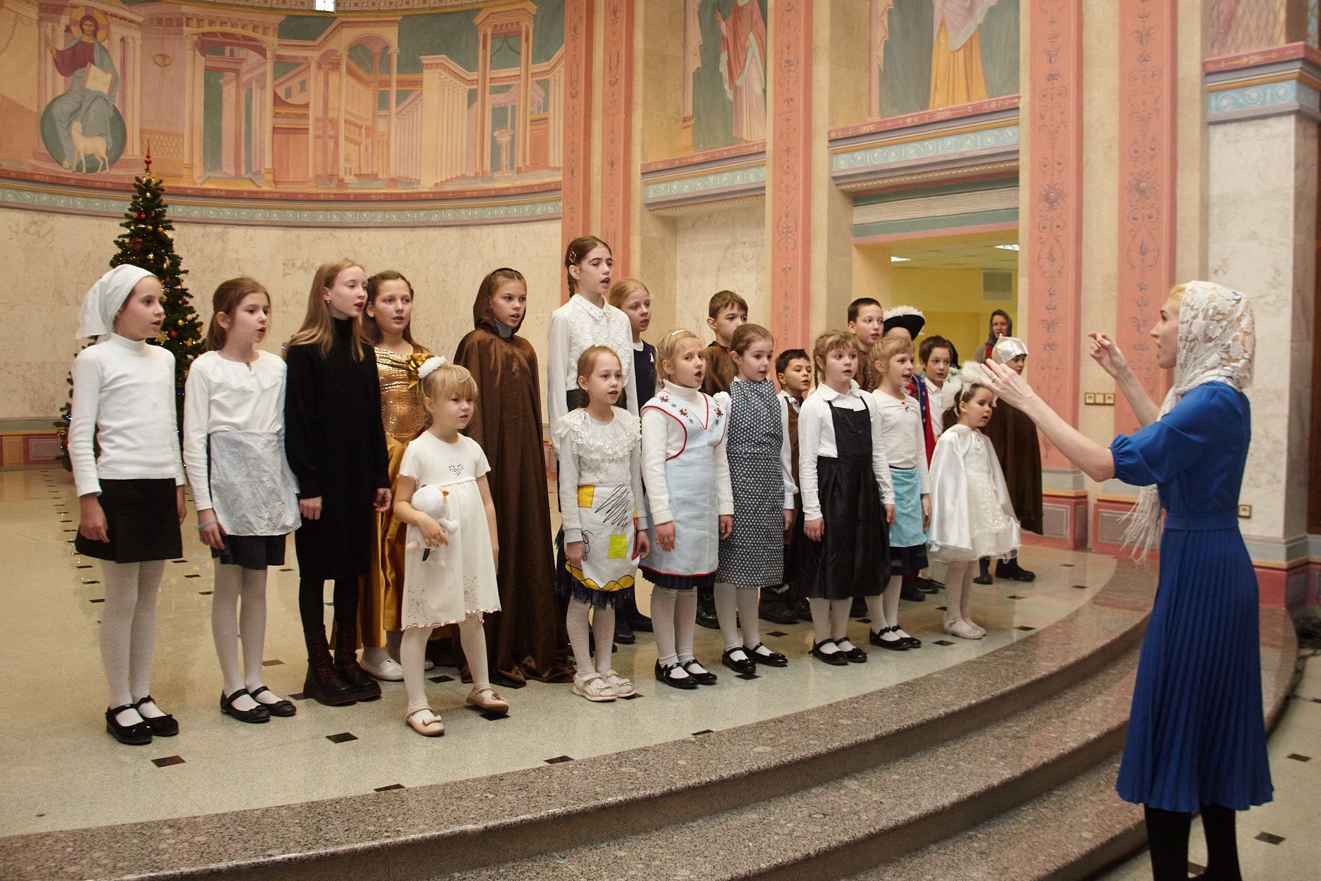 Рождественская ёлка в Софийском соборе