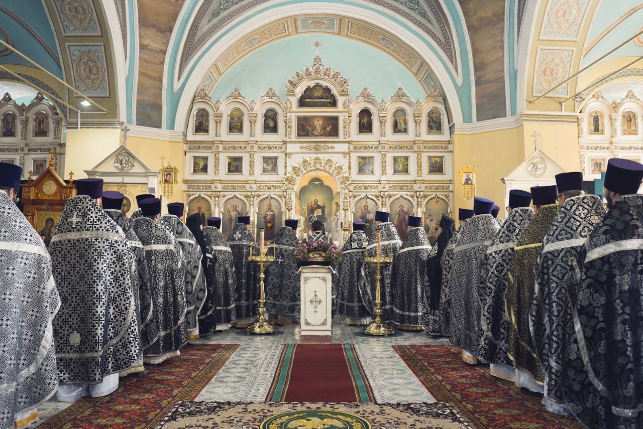 Литургия Преждеосвященных Даров в храме Богоявления Господня