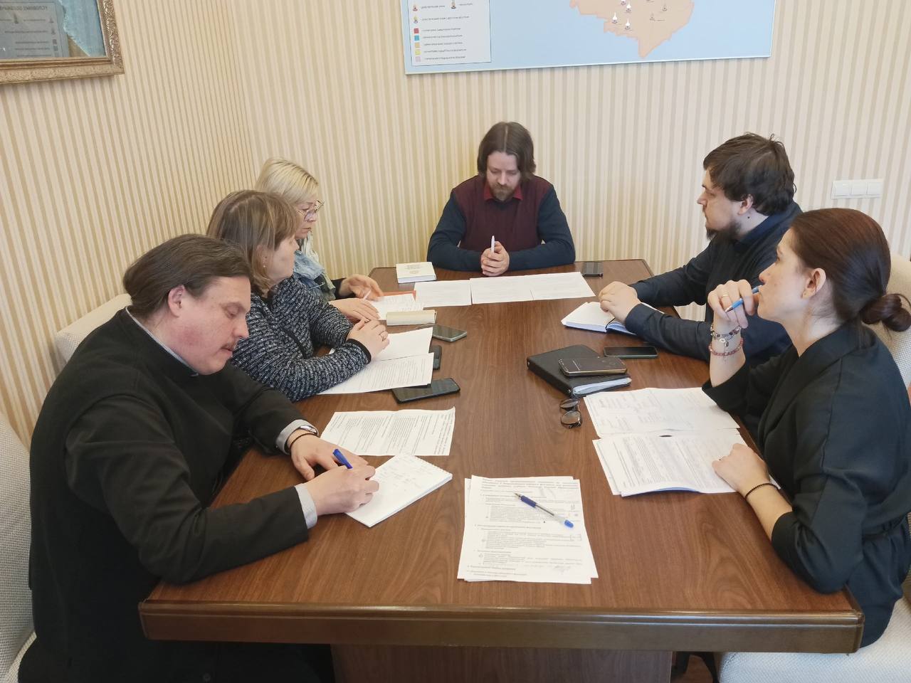 В Самарской духовной семинарии прошла встреча по подготовке к V Всероссийскому хоровому фестивалю