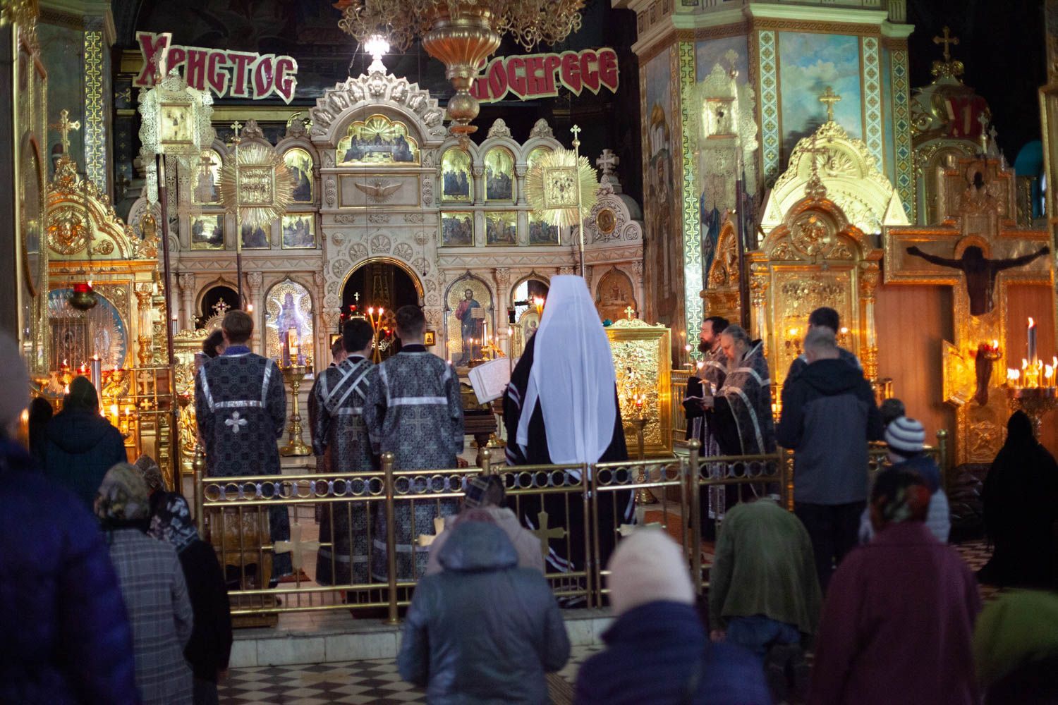 Утреня с чтением Великого канона преп. Андрея Критского и жития преп. Марии Египетской в Покровском кафедральном соборе г. Самары