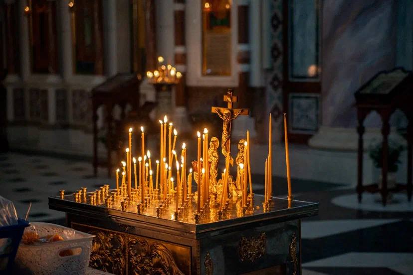 Архиерейское вечерние заупокойное богослужение в Софийском соборе г. Самары