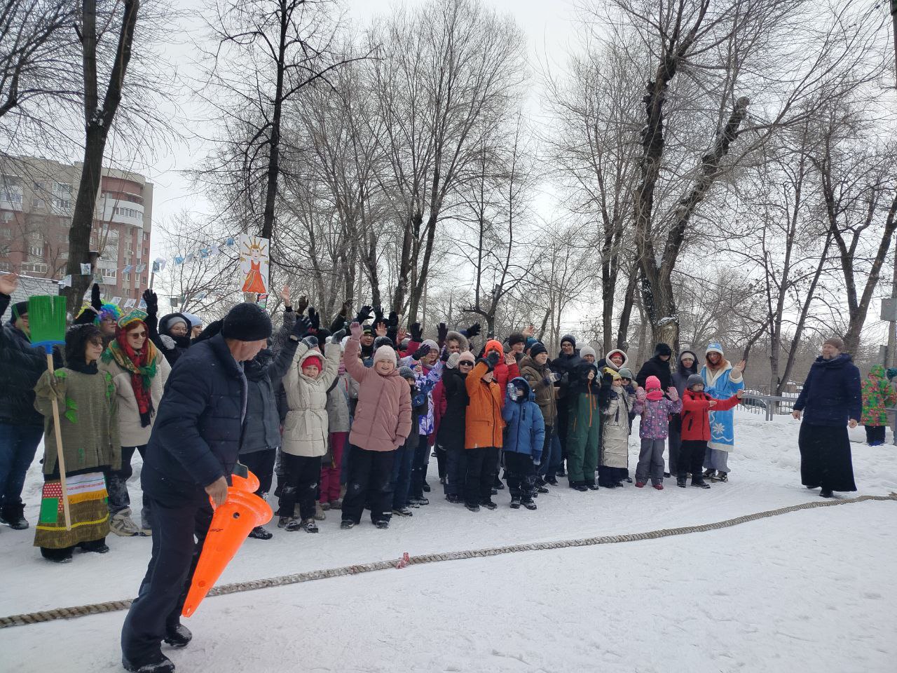 Праздник Масленицы в интернате для слабовидящих 