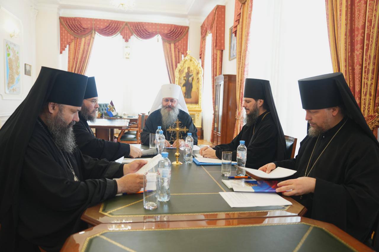 Заседание Архиерейского совета Самарской митрополии