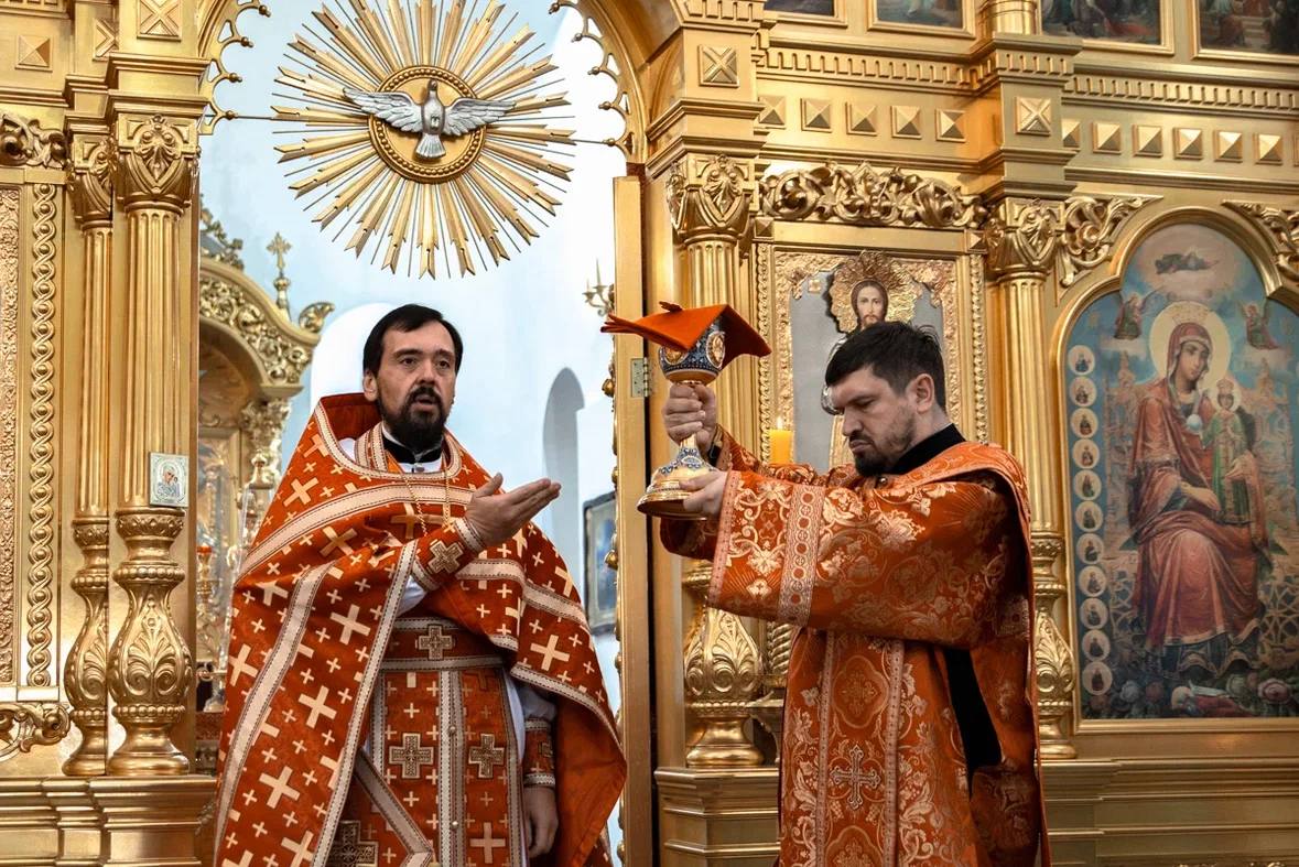Архиерейское богослужение в день Усекновения главы Пророка Иоанна Предтечи