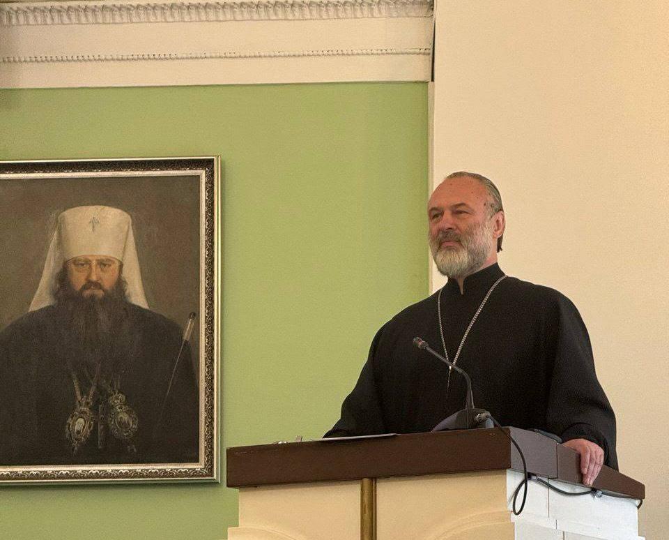 Проректор Самарской духовной семинарии протоиерей Олег Агапов выступил на Международной конференции в Санкт-Петербурге