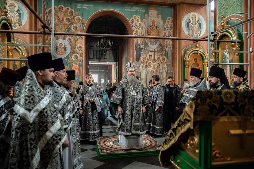 Литургия Преждеосвященных Даров в храме в честь Святой Троицы