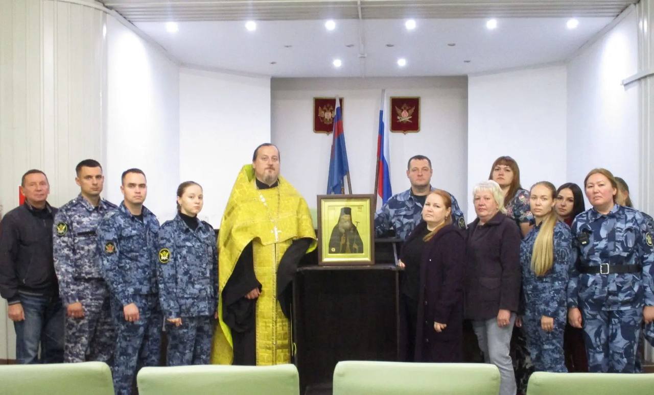 Икону преподобного Пимена Угрешского с частицей мощей принесли в учреждения УФСИН Самарской области